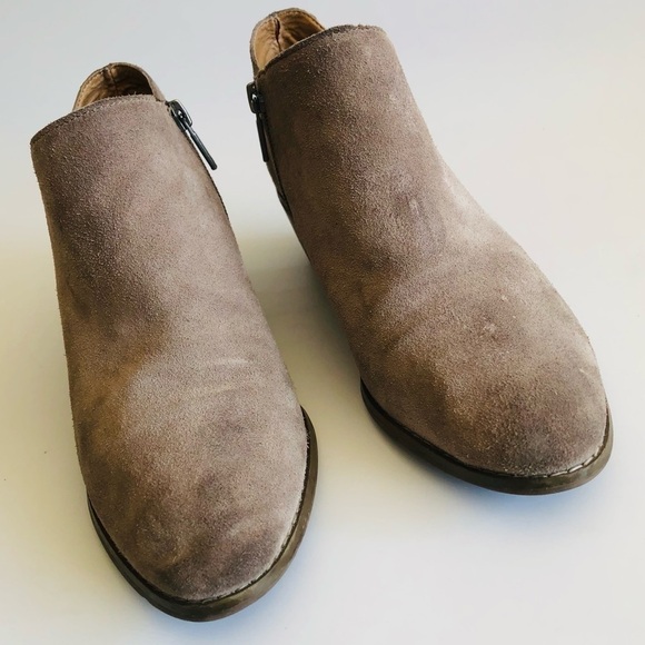 Lucky Brand Fenley Suede Booties - Picture 4 of 14